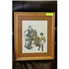 Image 1 : NORMAN ROCKWELL GRANDPA'S LITTLE BALLERINA CANVAS