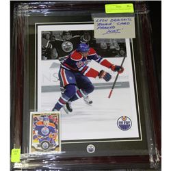 LEON DRAISAITL ROOKIE CARD FRAMED