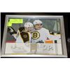 Image 1 : BRAD BOYES & PATRICE BERGERON FRAMED SIGNED