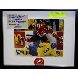 JORDON EBERLE GUARANTEED AUTHENTIC AUTOGRAPH WITH