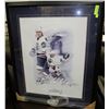 Image 1 : EDMONTON OILERS COMRIE SIGNED PAINTING AND