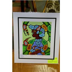 SHAMAN BY NORVAL MORRISSEAU LIMITED,SIGNED