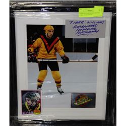 TIGER WILLIAMS SIGNED ROOKIE CARD, GUARANTEED