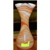 Image 1 : LARGE FLUTED ART GLASS VASE