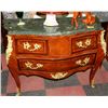 Image 1 : EGYPTIAN MADE ORNATE TWO DRAWER HALL TABLE
