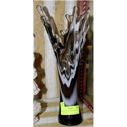 UNIQUE MULTI COLOURED ART GLASS VASE