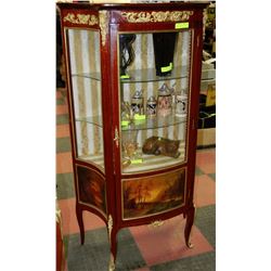 EGYPTIAN MADE ORNATE CABINET WITH HAND PAINTED