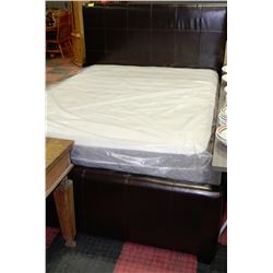 QUEEN SIZE LEATHERETTE BEDFRAME  WITHOUT MATTRESS