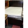 Image 1 : QUEEN SIZE LEATHERETTE BEDFRAME  WITHOUT MATTRESS