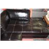 Image 2 : NEW BLACK LEATHERETTE L SHAPE SECTIONAL