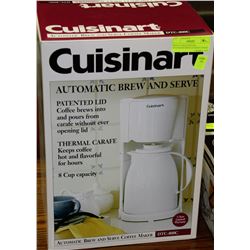BRAND NEW CUISINART AUTOMATIC BREW & SERVE COFFEE