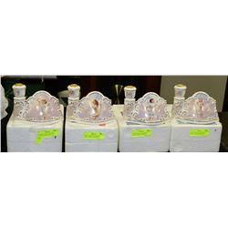 LIMITED EDITION NUMBERED ANGEL CANDLE HOLDER X4