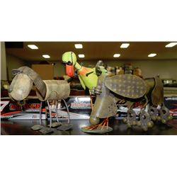 SET OF 3 SPRING ANIMAL DECORATIONS