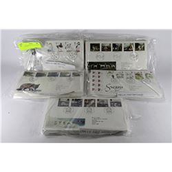 LOT OF FIRST DAY UK COVERS X5