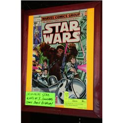 STAR WARS NO. 3 COLLECTORS COMIC BOOK DISPLAY