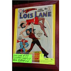 LOIS LANE NO. 93 COLLECTORS COMIC BOOK DISPLAY