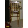Image 1 : VINTAGE WOODEN DOLL CHAIR