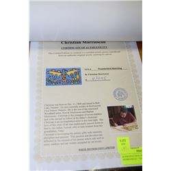 REPRODUCTION OF CHRISTIAN MORRISSEAU "THUNDERBIRD