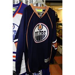 REEBOK  XL DARK BLUE OILERS JERSEY
