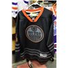 Image 1 : BLACK, GREY & ORANGE XL REEBOK TAYLOR HALL OILERS