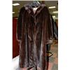 Image 1 : LADIES MINK FUR COAT - APPROX SIZE M