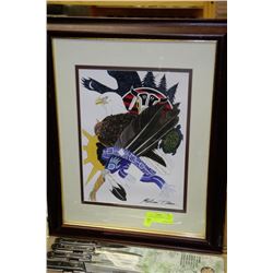 KALUM T. DAN NATIVE ART PRINT