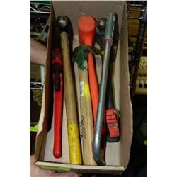 BOX OF MISC TOOLS