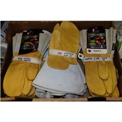 BOX OF 10 PAIRS NEW  ASSORTED WATSON GLOVES