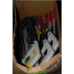 BOX OF NINE HACKSAWS