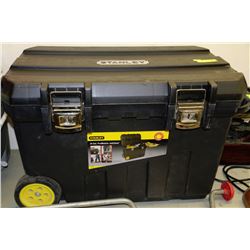 STANLEY 24 GALLON PRO MOBILE JOB CHEST WITH WHEELS