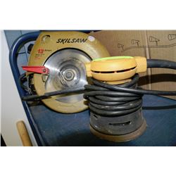 12AMP 7-1/4" SKILSAW CLASSIC & DEWALT PALM SANDER