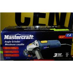BRAND NEW IN BOX MASTERCRAFT 4 1/2" GRINDER 7 A MP