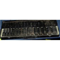 PROCORE SET OF DEEP IMPACT SOCKETS 1/2"
