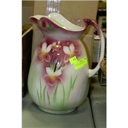 FLORAL PATTERN PITCHER