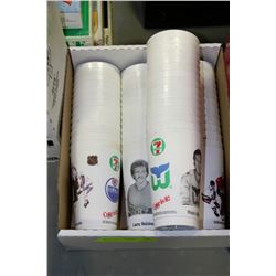 BOX OF 7-11 NHL COLLECTORS CUPS
