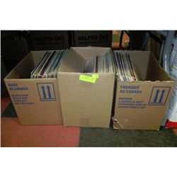 3 BOXES OF ASSORTED RECORDS X2