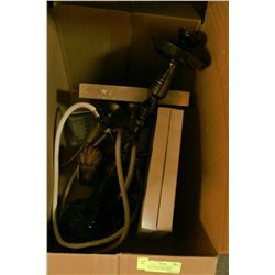 BOX OF DECORATIVE HOUSE MISCELLANOUS INCLUDING