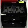 Image 1 : DIPLOMAT QUAD WATCH WINDER DISPLAY-EBONY WOOD