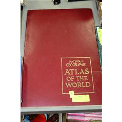 1963 FIRST EDITION LARGE NATIONAL GEOGRAPHIC ATLAS