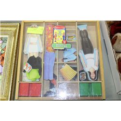 VINTAGE MAGNETIC DRESS UP SET