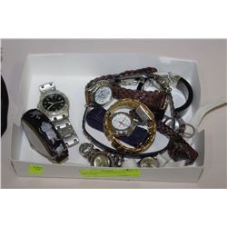BOX OF MENS AND WOMENS WATCHES