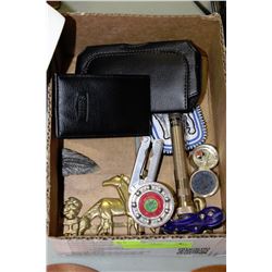 BOX W/BRASS HORSE KEY HOLDER,