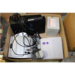 BOX W/SUPER NINTENDO, FC TWIN CONSOLE,