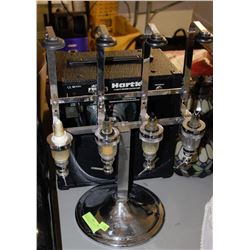 BAR TABLE TOP MULTI-BOTTLE LIQUOR DISPENSER