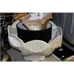 3 LAMPSHADES INCLUDING 1 VICTORIAN STYLE