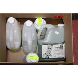 BOX OF CLEANING PRODUCTS