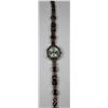 Image 1 : LADIES VANITY FAIR WATCH W/ RED GARNET-LIKE STONES
