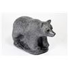 Image 1 : "BLACK BEAR" SOAPSTONE STYLE WOLF ORIGINAL