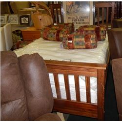 DOUBLE - NEW MISSION STYLE BED FRAME