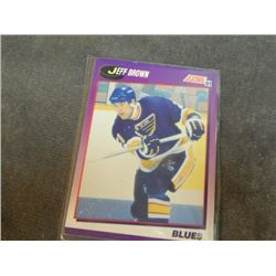 HOCKEY CARD - JEFF BROWN - SCORE # 276